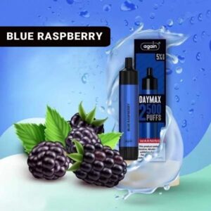 AGAIN DAYMAX 2500 BEST DISPOSABLE VAPE IN UAE BLUE RASPBERRY