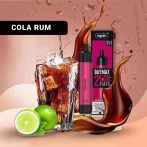 AGAIN DAYMAX 2500 BEST DISPOSABLE VAPE IN UAE COLA RUM