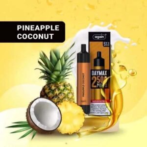 AGAIN DAYMAX 2500 BEST DISPOSABLE VAPE IN UAE PINEAPPLE COCONUT