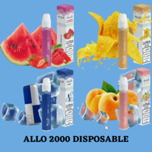 ALLO 2000 PUFFS BEST DISPOSABLE IN UAE