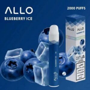 ALLO 2000 PUFFS BEST DISPOSABLE IN UAE BLUEBERRY ICE