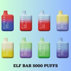 ELF BAR 5000 PUFFS BEST DISPOSABLE VAPE IN UAE