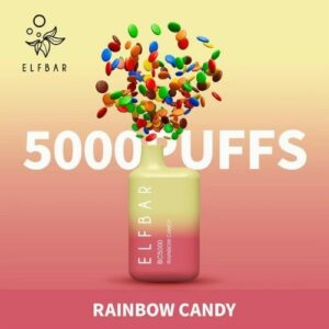 ELF BAR 5000 PUFFS BEST DISPOSABLE VAPE IN UAE Rainbow Candy