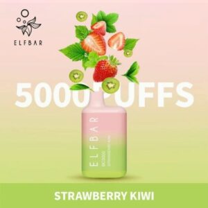 ELF BAR 5000 PUFFS BEST DISPOSABLE VAPE IN UAE Strawberry Kiwi