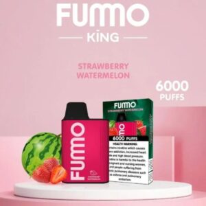 FUMMO KING 6000 PUFFS BEST DISPOSABLE IN UAE STRAWBERRY WATERMELON
