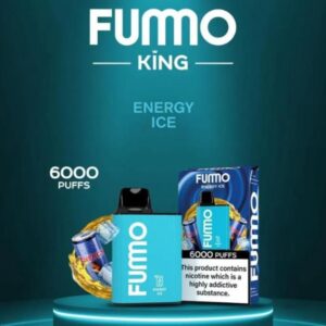 FUMMO KING 6000 PUFFS BEST DISPOSABLE IN UAE ENERGY ICE