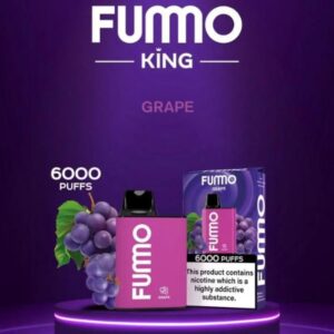 FUMMO KING 6000 PUFFS BEST DISPOSABLE IN UAE GRAPE