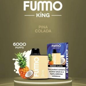 FUMMO KING 6000 PUFFS BEST DISPOSABLE IN UAE PINA COLADA