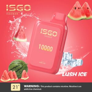 ISGO BAR 10000 PUFFS BEST DISPOSABLE IN UAE LUSH ICE