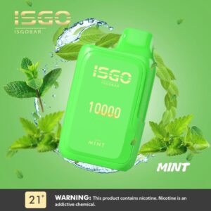 ISGO BAR 10000 PUFFS BEST DISPOSABLE IN UAE MINT