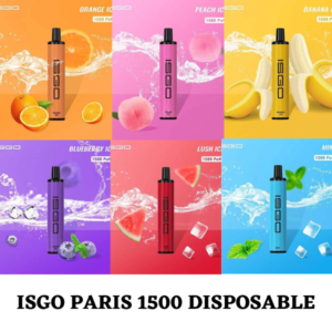 ISGO PARIS 1500 PUFFS BEST DISPOSABLE IN UAE