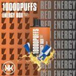 KK ENERGY 10000 PUFFS BEST DISPOSABLE IN UAE RED ENERGY