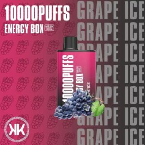 KK ENERGY 10000 PUFFS BEST DISPOSABLE IN UAE GRAPE ICE