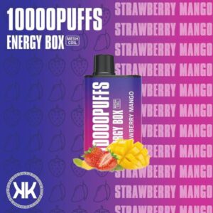 KK ENERGY 10000 PUFFS BEST DISPOSABLE IN UAE STRAWBERRY MANGO
