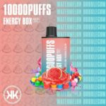 KK ENERGY 10000 PUFFS BEST DISPOSABLE IN UAE WATERMELON BOUBBLEGUM