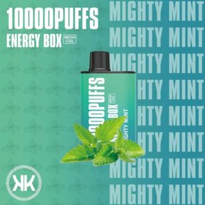 KK ENERGY 10000 PUFFS BEST DISPOSABLE IN UAE MIGHTY MINT