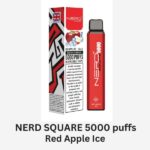 NERD SQUARE 5000 PUFFS BEST DISPOSABLE IN UAE RED APPLE ICE