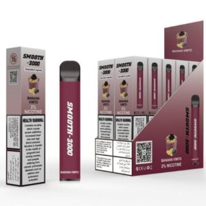 SMOOTH 3000 PUFFS BEST DISPOSABLE IN UAE BANANA VIMTO