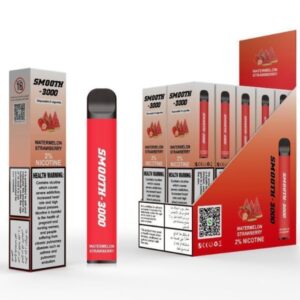 SMOOTH 3000 PUFFS BEST DISPOSABLE IN UAE WATERMELON STRAWBERRY