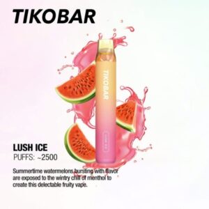 TIKOBAR LUX 2500 PUFFS BEST DISPOSABLE IN UAE LUSH ICE