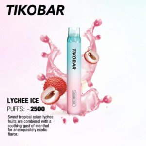 TIKOBAR LUX 2500 PUFFS BEST DISPOSABLE IN UAE LYCHEE ICE