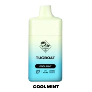 TUGBOAT BOX 6000 PUFFS BEST DISPOSABLE IN UAE COOL MINT