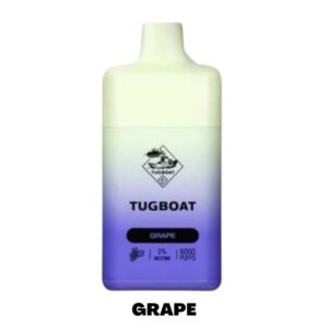 TUGBOAT BOX 6000 PUFFS BEST DISPOSABLE IN UAE GRAPE