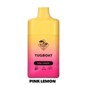 TUGBOAT BOX 6000 PUFFS BEST DISPOSABLE IN UAE PINK LEMON