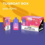 TUGBOAT BOX 6000 PUFFS BEST DISPOSABLE IN UAE