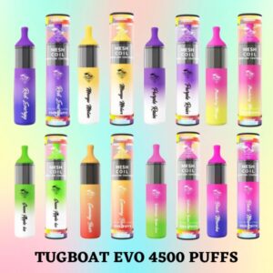 TUGBOAT EVO 4500 PUFFS BEST DISPOSABLE IN UAE