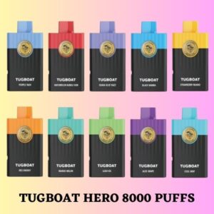 TUGBOAT HERO 8000 PUFFS BEST DISPOSABLE IN UAE