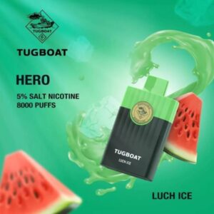 TUGBOAT HERO 8000 PUFFS BEST DISPOSABLE IN UAE LUSH ICE
