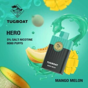 TUGBOAT HERO 8000 PUFFS BEST DISPOSABLE IN UAE MANGO MELON