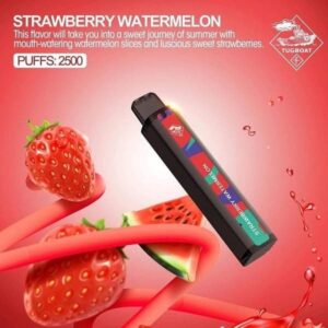 TUGBOAT XXL 2500 PUFFS BEST DISPOSABLE PODS UAE STRAWBERRY WATERMELON