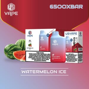 US VAPE 6500 X BAR BEST DISPOSABLE IN UAE WATERMELON ICE