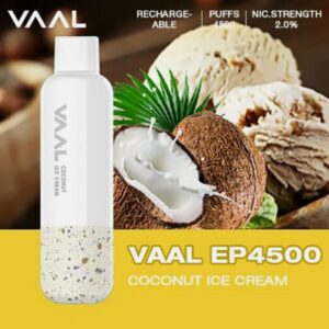 VAAL EP4500 PUFFS BEST DISPOSABLE IN UAE COCONUT ICE CREAM