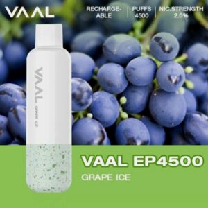 VAAL EP4500 PUFFS BEST DISPOSABLE IN UAE GRAPE ICE