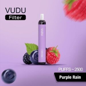 VUDU FILTER 2500 PUFFS BEST DISPOSABLE IN UAE PURPLE RAIN