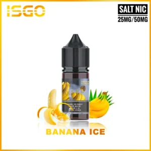 ISGO 30ML BEST SALTNIC E-LIQUID IN UAE Banana-Ice