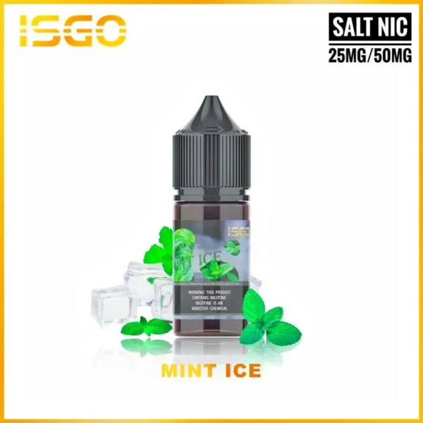 ISGO 30ML BEST SALTNIC E-LIQUID IN UAE Mint-Ice