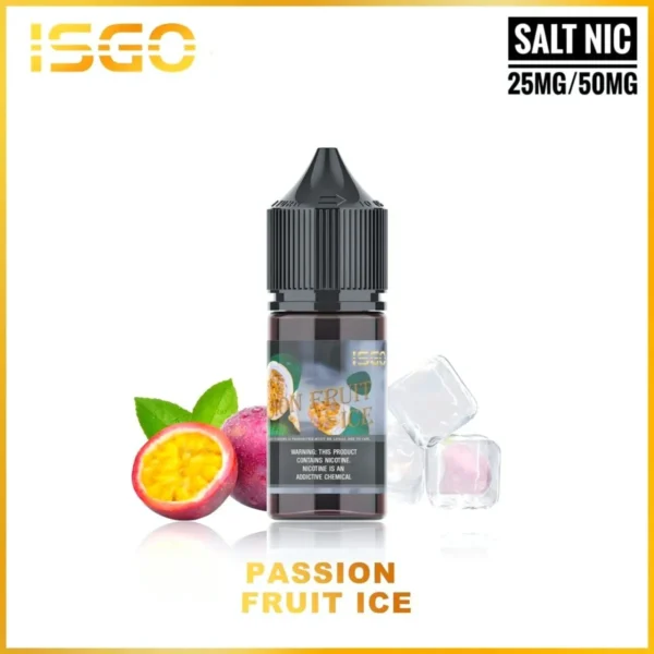 ISGO 30ML BEST SALTNIC E-LIQUID IN UAE Passion-Fruit-Ice