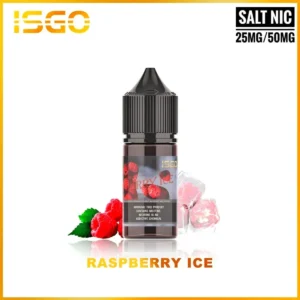 ISGO 30ML BEST SALTNIC E-LIQUID IN UAE Raspberry-Ice