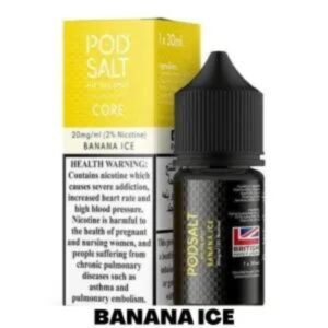 POD SALT 30ML SALTNIC BEST E-LIQUID IN UAE banana ice