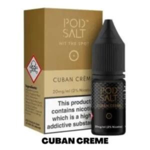 POD SALT 30ML SALTNIC BEST E-LIQUID IN UAE cuban creme