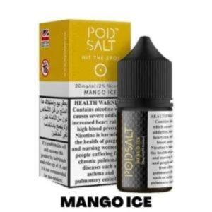 POD SALT 30ML SALTNIC BEST E-LIQUID IN UAE mango ice