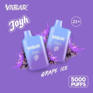 VABAR JOYH 5000 PUFFS BEST DISPOSABLE IN UAE GRAPE ICE