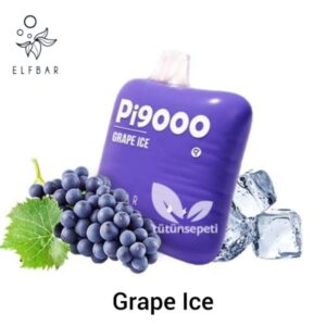 ELF BAR PI9000 PUFFS BEST DISPOSABLE VAPE IN UAE GRAPE ICE