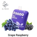 ELF BAR PI9000 PUFFS BEST DISPOSABLE VAPE IN UAE GRAPE RASPBERRY