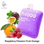 ELF BAR PI9000 PUFFS BEST DISPOSABLE VAPE IN UAE RASPBERRY PASSION FRUIT ORANGE