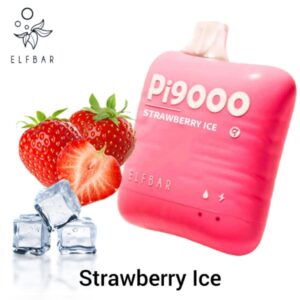 ELF BAR PI9000 PUFFS BEST DISPOSABLE VAPE IN UAE STRAWBERRY ICE